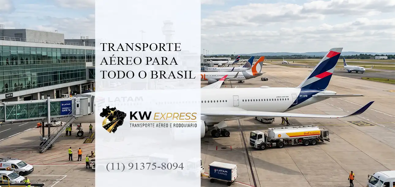 Transporte Aéreo para Todo o Brasil
