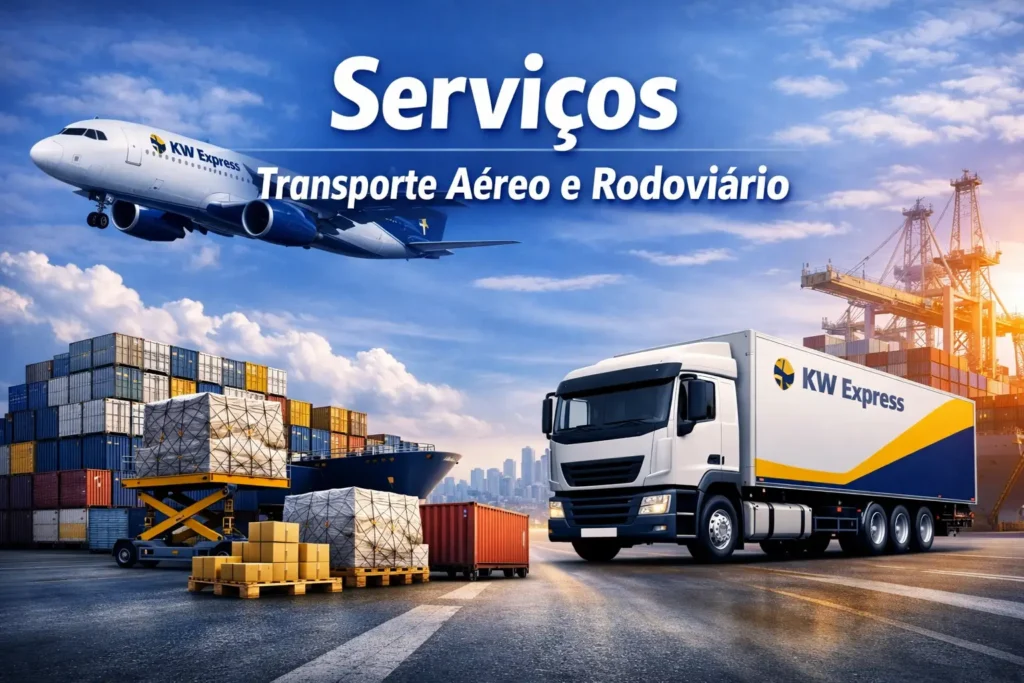 serviços transporte aéreo rodoviário